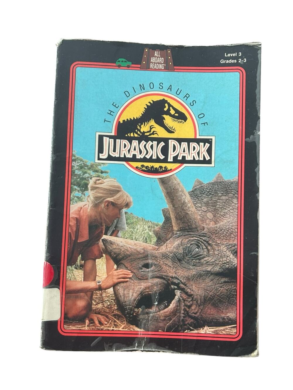 Vintage 1993 The Dinosaurs of Jurassic Park Paperback-All Aboard Reading Level 3